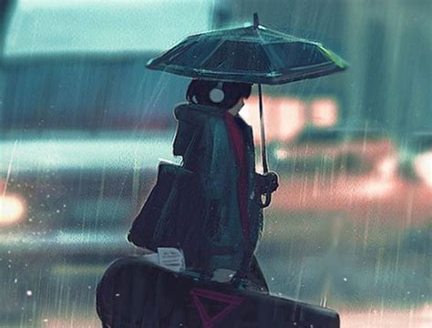 Aesthetic Rain Wallpapers Anime Melanieausenegal