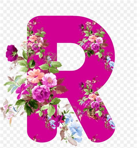 Letters With Flowers Svg