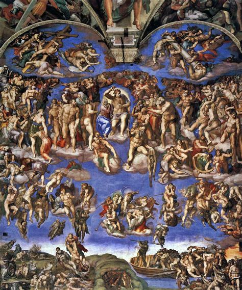 Museum Art Reproductions The Last Judgment By Michelangelo Buonarroti