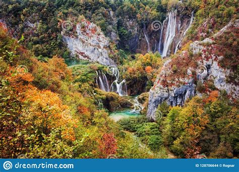 Plitvice Lakes National Park In Croatia Stock Photo