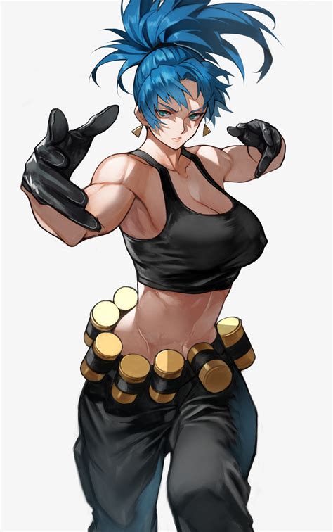 Leona Heidern The King Of Fighters Drawn By Yoshio Level