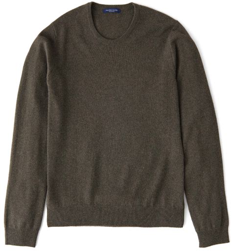 Pine Cashmere Crewneck Sweater By Proper Cloth