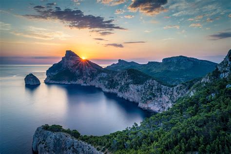 Sunsets Sunrises Sunrise At Cap De Formentor Mallorca Острова