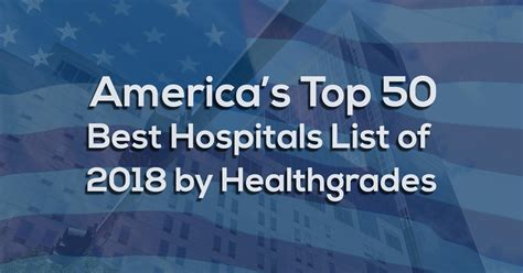 Americas Top 50 Best Hospitals List Of 2018 By Healthgrades Medicoreach