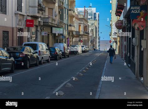 Montevideo Uruguay 27 June 2019 City Streets In Montevideo Downtown