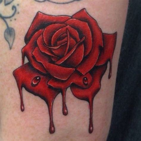 Https://tommynaija.com/tattoo/double Bleeding Roses Tattoo Design