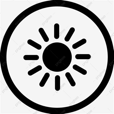 Sun Icon Clipart Vector Vector Sun Icon Sun Icons Hot Day Png Image