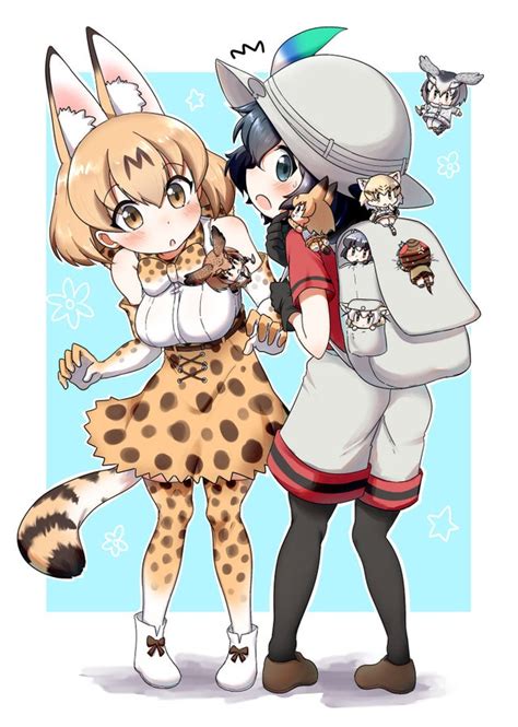 Serval And Kaban Make Smol Friends Rkemonofriends