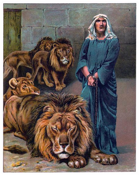 Daniel In The Lion S Den Color The Bible
