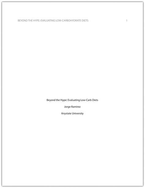 Formatting A Research Paper Business Communication Communication