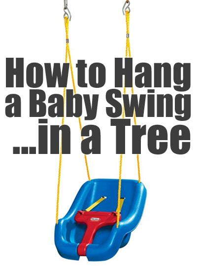 Little Tikes Outdoor Baby Swing How To Hang In A Tree