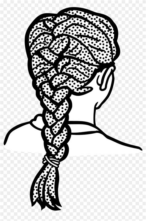 hair clipart black and white clip art library