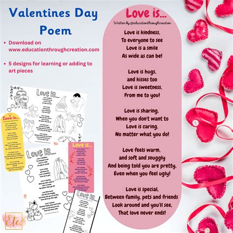 Valentines Day Poem — Education Through Creation
