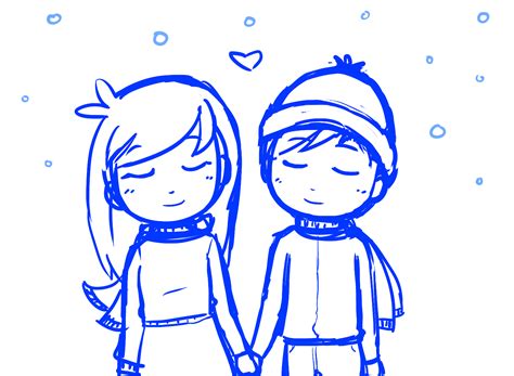 37 high quality collection of cute anime couple drawings by clipartmag. Cute Cartoon Couples Holding Hands - Cliparts.co