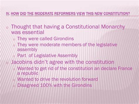 Ppt Reforms Of The National Assembly Constitution Of 1791 Powerpoint