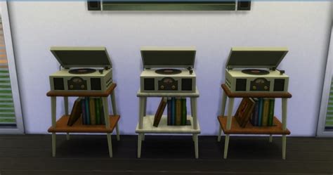 Vinyl Stereo Record Player By Adonispluto Sims 4 Electronics