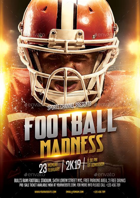 Football Madness Flyer By Bornx Graphicriver