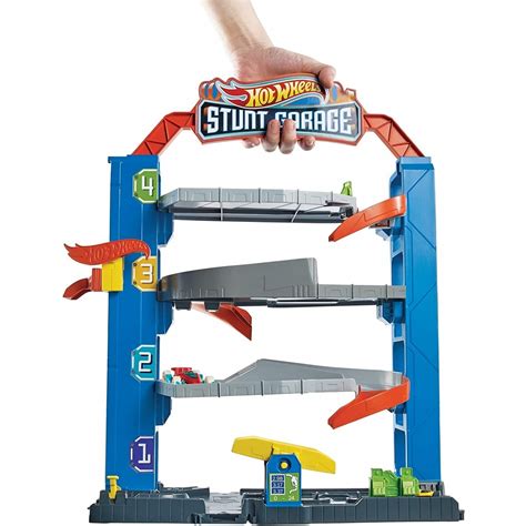 Mattel Hot Wheels Stunt Garage Play Set Gnl70 Toys Shopgr