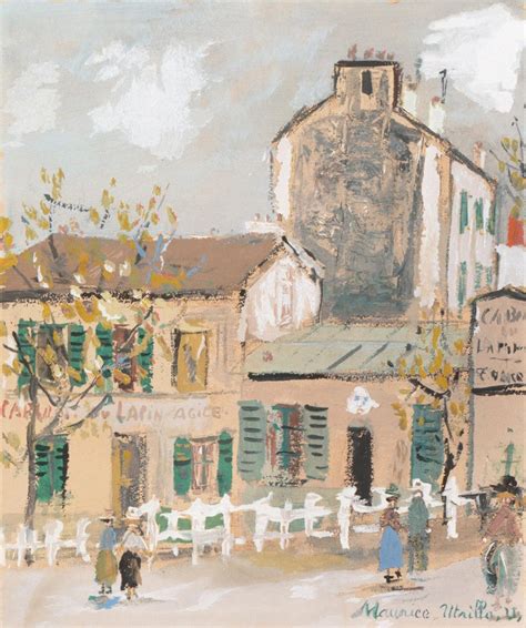 After Maurice Utrillo Le Lapin Agile Print For Sale