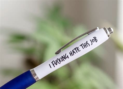 Sweary Pens Funny Rude Pens Adults Only I Fcking Hate Etsy Uk