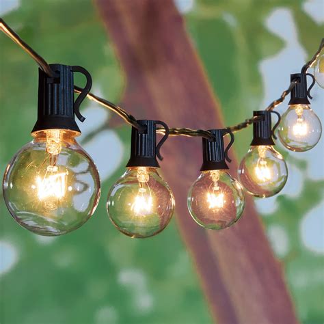 Better Homes Gardens Outdoor 20 Count Clear Globe String Lights