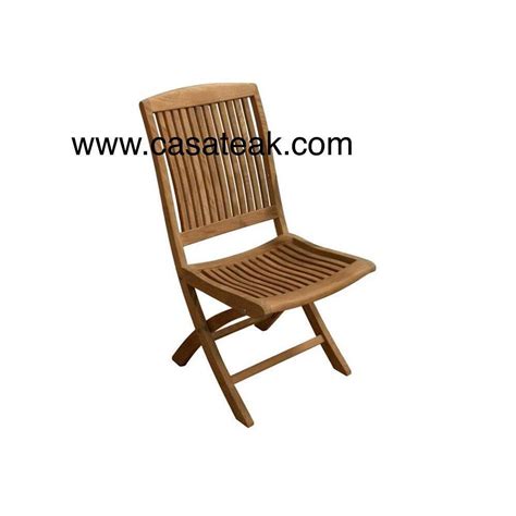 Teak Wood Outdoor Dining Chair With Solid Stainless Steel Fittings