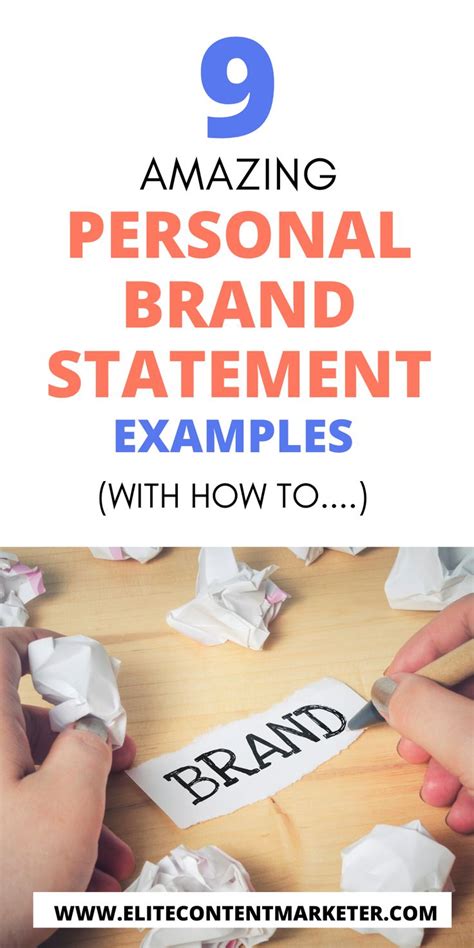9 Amazing Personal Brand Statement Examples With How To