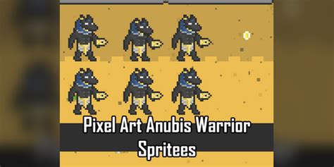 May 24, 2015, 7:26 pm. 2D Pixel Art Anubis Warrior Sprites by Elthen's Pixel Art Shop