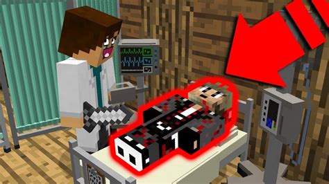 Noobska Nemocnice V Minecraftu Noob MĚ Skoro Zabil