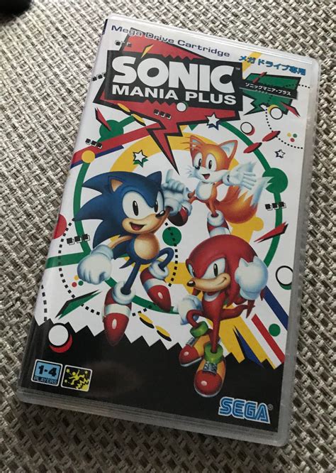Sonic Mania Plus Case Has A Mega Drive Design In Japan Switch Ver