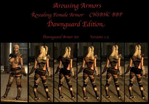 Arousing Armors Ii Dawnguard Edition Revealing Female Armors Chsbhc Bbp Skyrim Mod