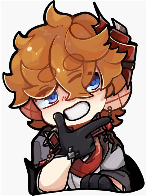 Childe Chibi Sticker By Lillastarr Redbubble