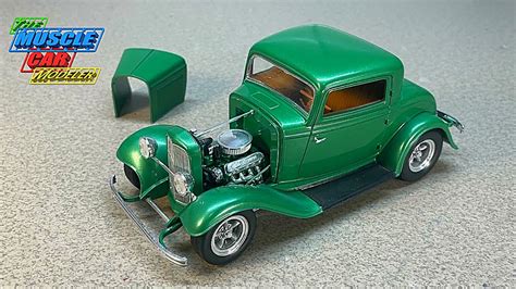 Revell 1932 Ford 3 Window Coupe Street Rod Build Youtube