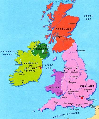 Map Of England Ireland Scotland ~ Afp Cv
