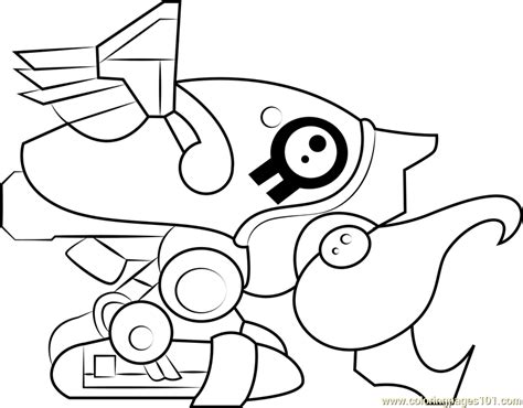Heavy Lobster Coloring Page - Free Kirby Coloring Pages