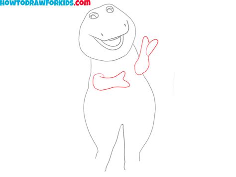 How To Draw Barney Easy Drawing Tutorial For Kids