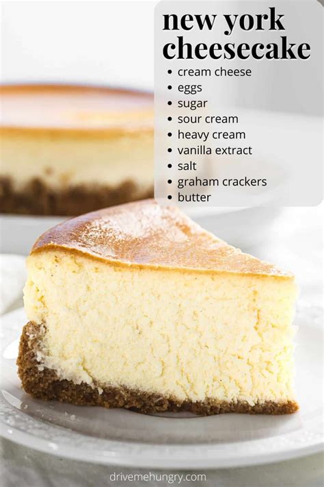 This Classic New York Style Cheesecake Is Rich Creamy And Decadent It S Made With Sour Cream