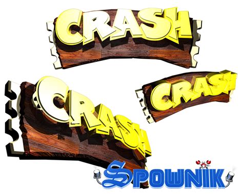 Crash Bandicoot Original Logo By Spownik On Deviantart