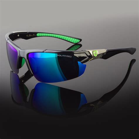 Mens Polarized Fishing Golf Hunting Sport Sunglasses Green Blue Red 5