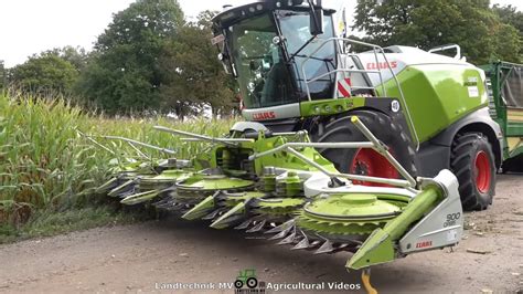 Claas John Deere Fendt Maissilage Silaging Maize 2021 Pt1