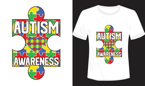 Autism Awareness Day T Shirt Design 11233331 Vector Art At Vecteezy
