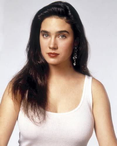 Jennifer Connelly Sexy Young White Top 004 8x10 Photo Uk
