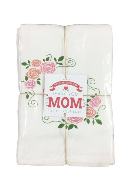 Set Of 4 Pcs Mother S Day Kitchen Towel 100 Pure Cotton T For Mom Mother
