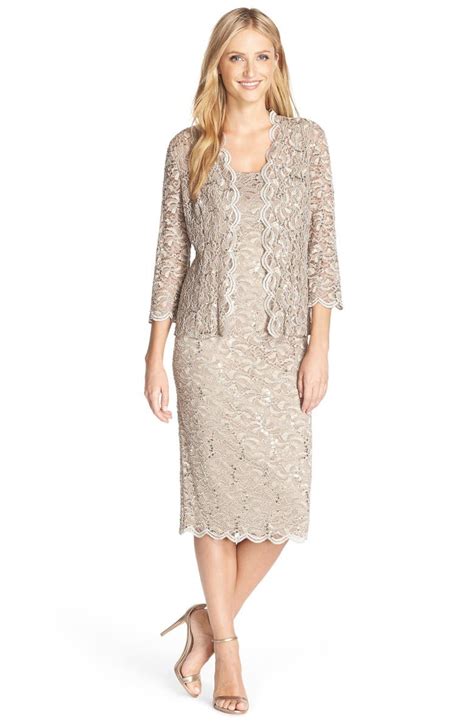 Alex Evenings Lace Dress And Jacket Regular And Petite Nordstrom