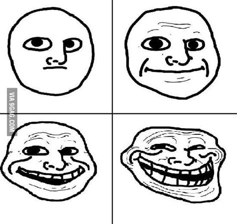 Evolution Of The Troll Face 9gag
