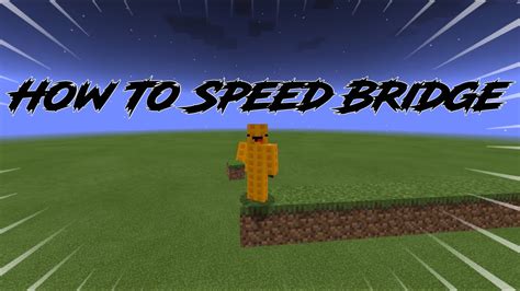 How To Speed Bridge In Minecraft Bedrock Edition Controller Youtube