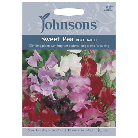 Pack Of Royal Mixed Sweet Pea Flower Seeds