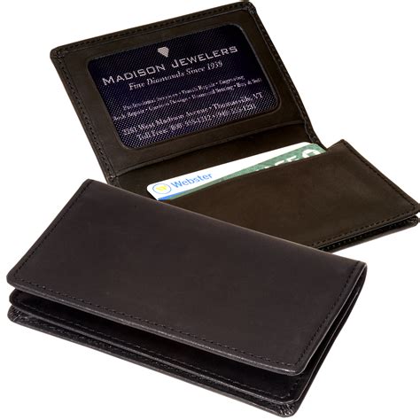Create an organizational tool for store bought and handmade cards, and complete the kit with a few extras that will make any occasion even more special. Leather ID Card Holder | Express Impressions Inc.