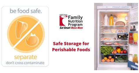 These days, overnight shipping and dry ice allow for dry and perishable foods to be shipped all over the country. Food Safety - Safe Storage for Perishable Foods | Eat ...