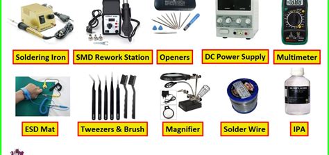 List Of Mobile Phone Repairing Tools And Equipment With Price